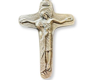 Sorrowful Mother Pectoral Cross - Catholic Crucifix - Blessed By Pope
