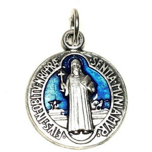 St. Benedict 7/8&quot; Medal -Pendant - Catholic Exorcism -Blessed by Pope