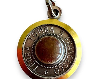 St. Francis of Assisi Relic Medal – Franciscan Pendant