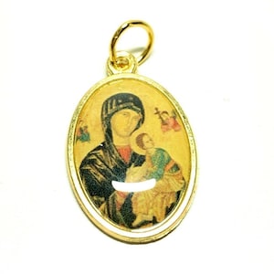 Our Lady Of Perpetual Help Medal Catholic Religious Pendant