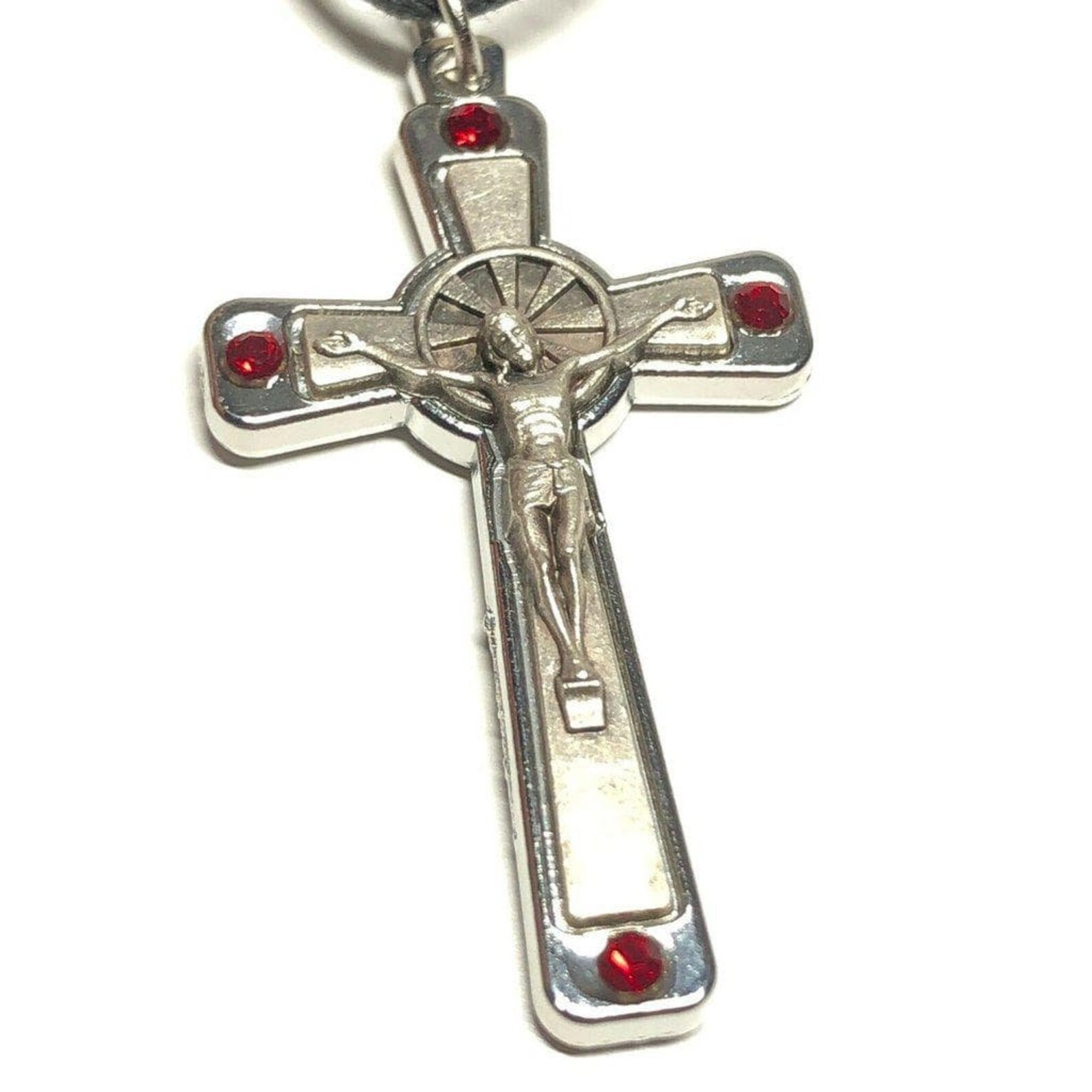 Cross Crucifix Blessed by Pope Confirmation Pendant Etsy