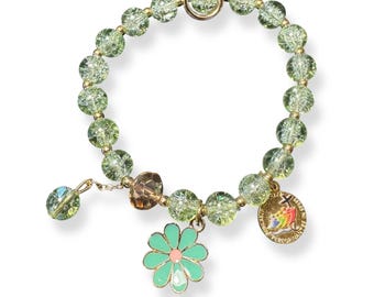 Green Jubilee Rosary Bracelet – Jubilee 2025 Medal – Blessed by Pope