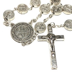 Saint St. Benedict Rosary -Exorcism -Blessed By Pope -Rosario De San Benito