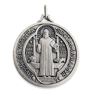 2" St. Benedict Medal - Medalla De San Benito for Power and Protection