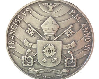 Srebrny Doroczny Medal Papieski - Rok 6 - Pontyfikat Papieża Franciszka 2018