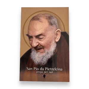 Padre Pio Holy Card - St. Pio vintage Prayer Card