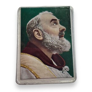 Carte Saint-Père Pio vintage - Relique de Saint-Père Pio de Pietrelecina