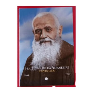 Blessed Brother Leopold of Alpandeire Prayer Card - Relic