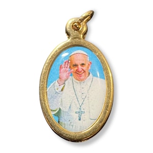 Pope Francis Medal - Blessed by Pope - Catholic Pendant