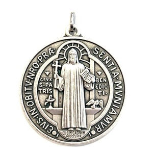 2" St Benedict Medal - Medalla De San Benito Blessed By Pope