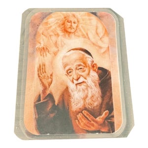 St.Leopold Mandic Heilige Karte mit Reliquie Leopardo Von Castelnuovo Bogdan Ivan