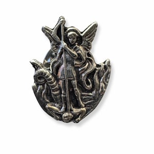 Saint Michael Archangel Pin Guardian Angel Lapel Pin