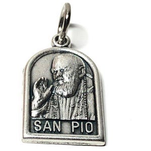 San Padre Pio Tiny Medal 2nd Class Free Relic - St. Father Pio Ex-Indumentis