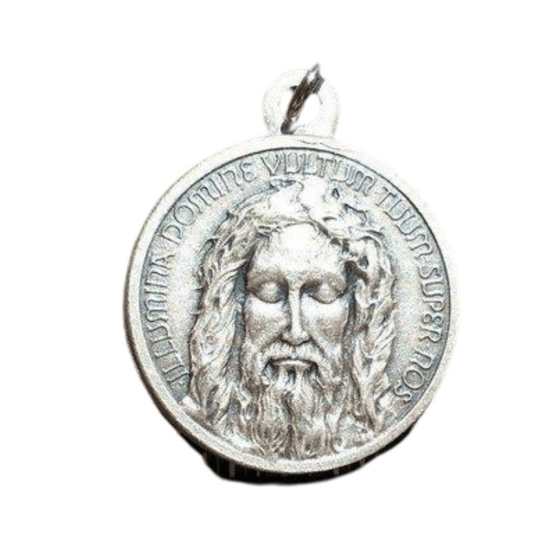 Medaglia Del Volto Santo Di Gesù Medaglia Santo Volto Di Gesù Sacra Sindone Cattolica - Etsy Italia