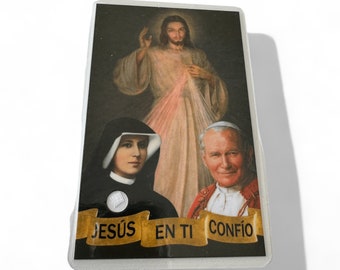 Holy Card with Relic : St. Faustina Kowalska