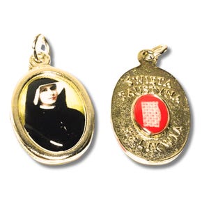 Reliquary Medal - 2nd Class Relic St. Faustina Kowalska