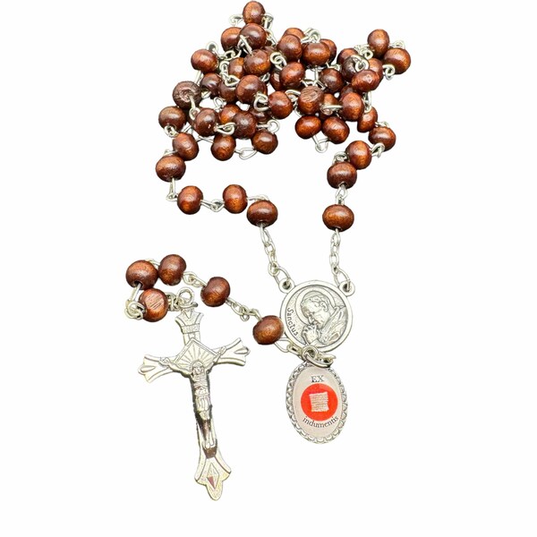 Saint JPII -St.John Paul II Pope- Canonization Rosary + Medal w/ Free Relic