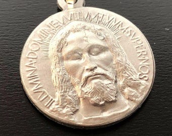 Médaille Saint Michel Archange Argent Massif 925 - Patron De La Police