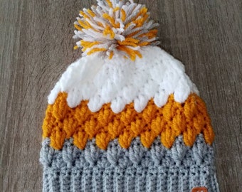 Bonnet Pompon Bebe Etsy