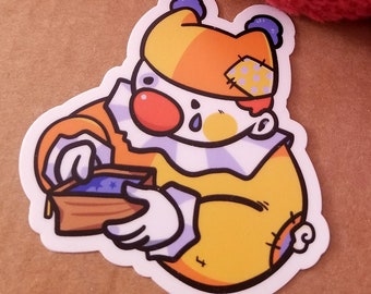 3" Pennyless Clown Sticker [VINYL MATTE]