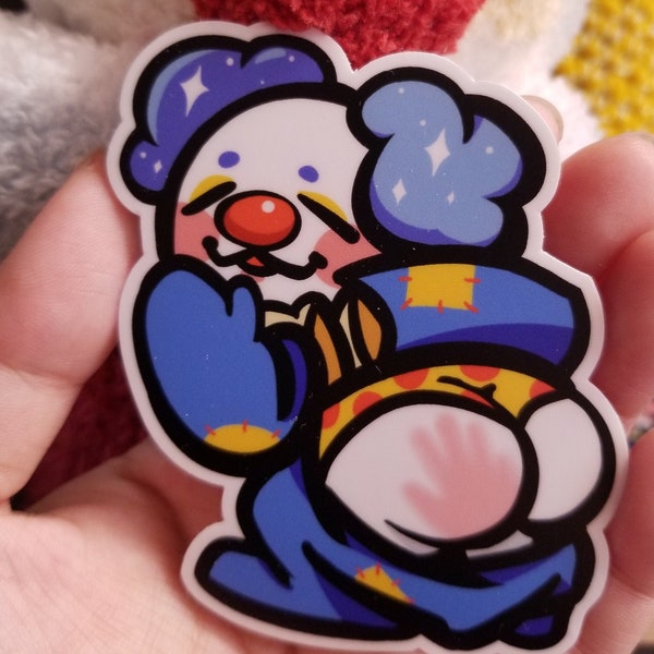 3" Spanky Clown Sticker [VINYL MATTE]