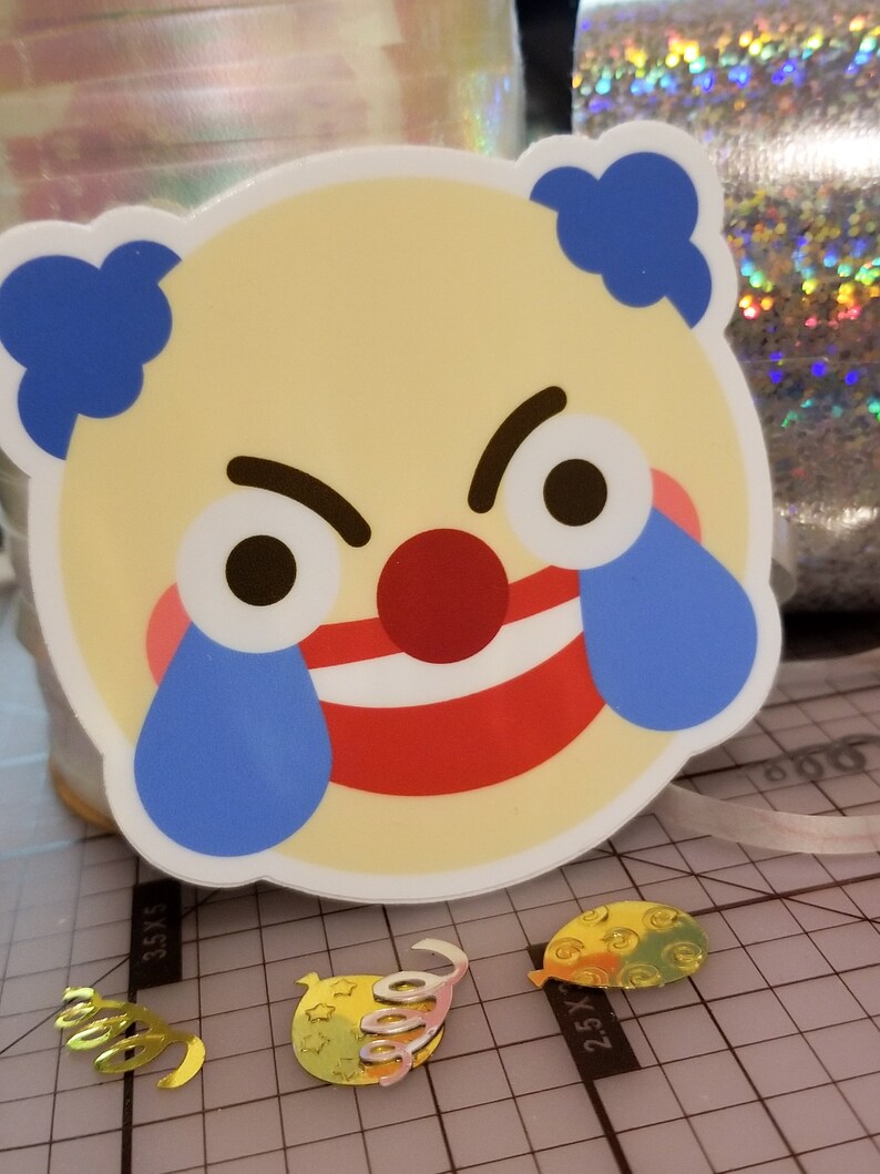 3' Clown FUKT Sticker [VINYL MATTE] 