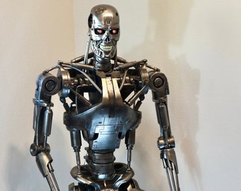 T2 Terminator T800 Endosquelette 1:1 Lifesize mobile // Réplique Endosquelette // Buste // Buste // Stand Figure