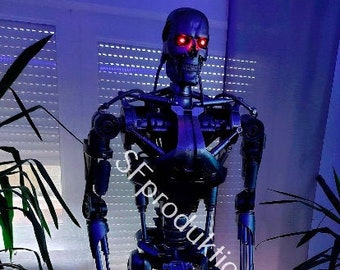 T2 Terminator T800 Endoskeletton 1:1 Lifesize Kit Movable // Replica  Endoskeleton // Bust // Bust // Stand Figure 