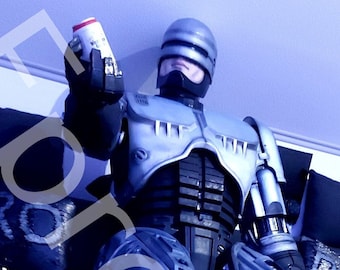 Robocop 1/1 Figurine grandeur nature 200 cm // Réplique mobile // Film Movie Stand Robot // Buste Buste Figure