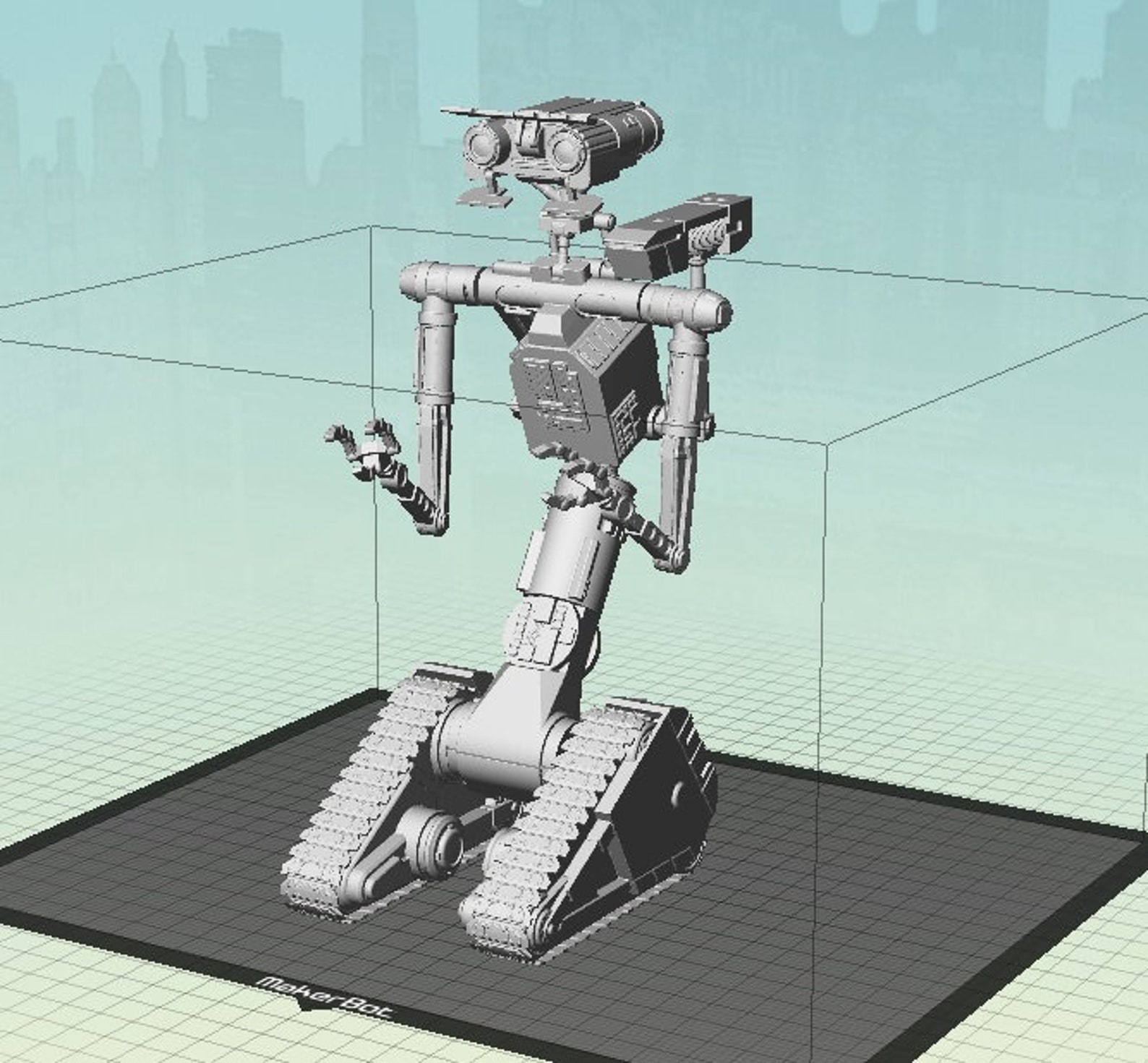 Включи 5 роботов. Джонни 5 робот. Johnny 5 Robot cxem. Робот STL. STL модель робота для детей.