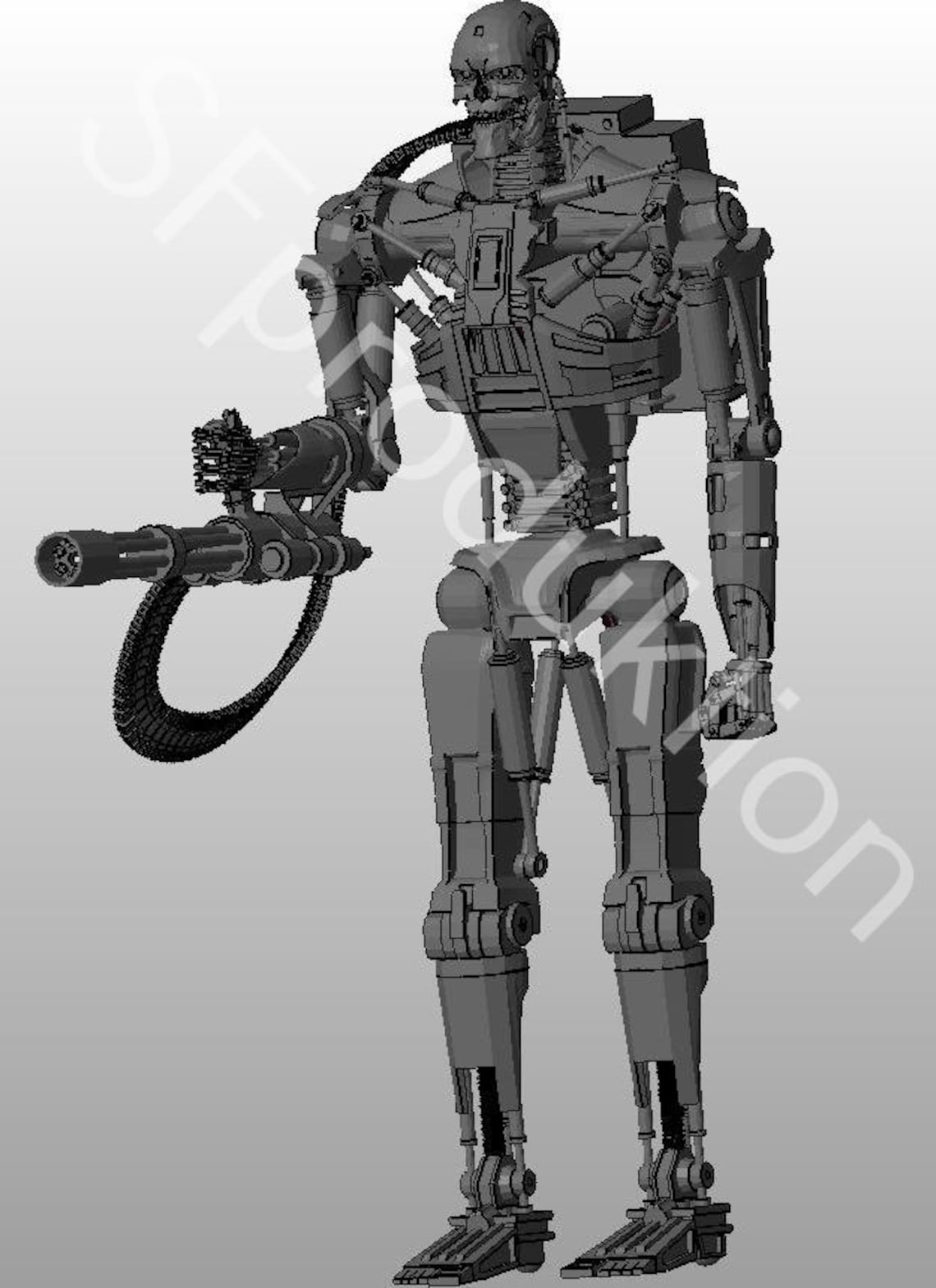 Terminator T600 STL Files /digital Download STL Files / 3D - Etsy
