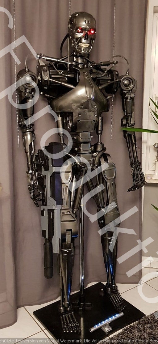 Life Size Sideshow Terminator T800 Endoskeleton 11 Full, 54 OFF