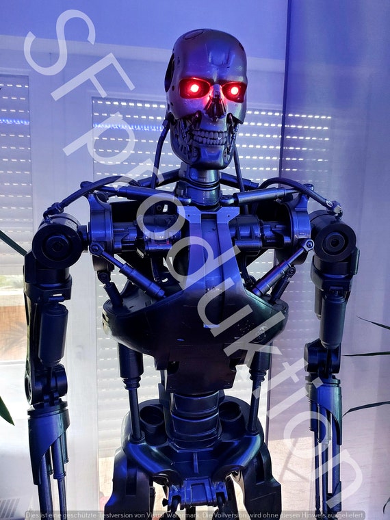 T2 Terminator T800 Endoskeleton 1:1 Lifesize Movable // Replica  Endoskeleton // Bust // Bust // Stand Figure 