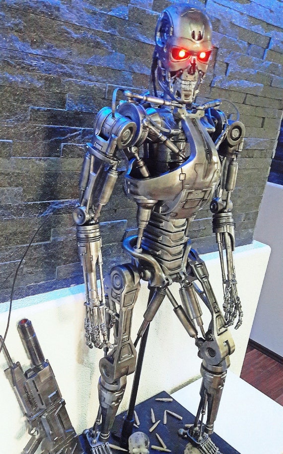 T2 Terminator T800 Endoskeleton 1:2 Halfsize Kit Movable // Replica  Endoskeleton // Bust // Bust // Stand Figure 