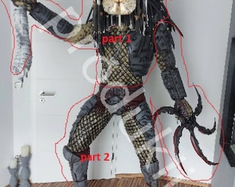 Predator 2 m Figure Replica // Replica // Buste // Buste // Stand Figure // PARTIE 2
