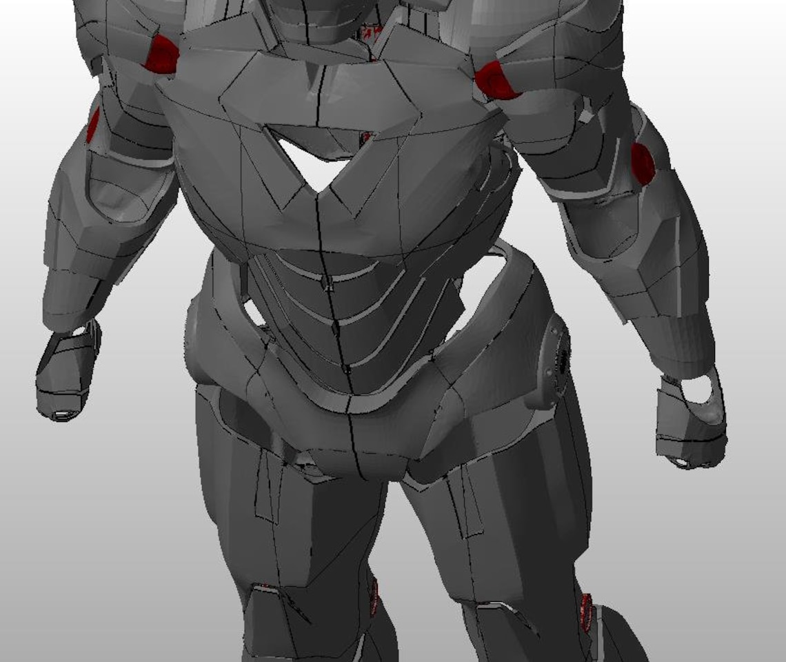 Iron Man MK6 FULL STL / Suit / Suit / Portable / 3D Print / 3D Etsy