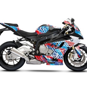 Graphic kit for BMW S1000RR &quot;Riot&quot; 2009-2011 Motorcycle Decals Graphics liserets aufkleber Autocollants Stickers