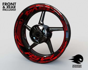 Wheel Stickers for Aprilia RSV4 Rim Tape Stripes Decals Graphics
