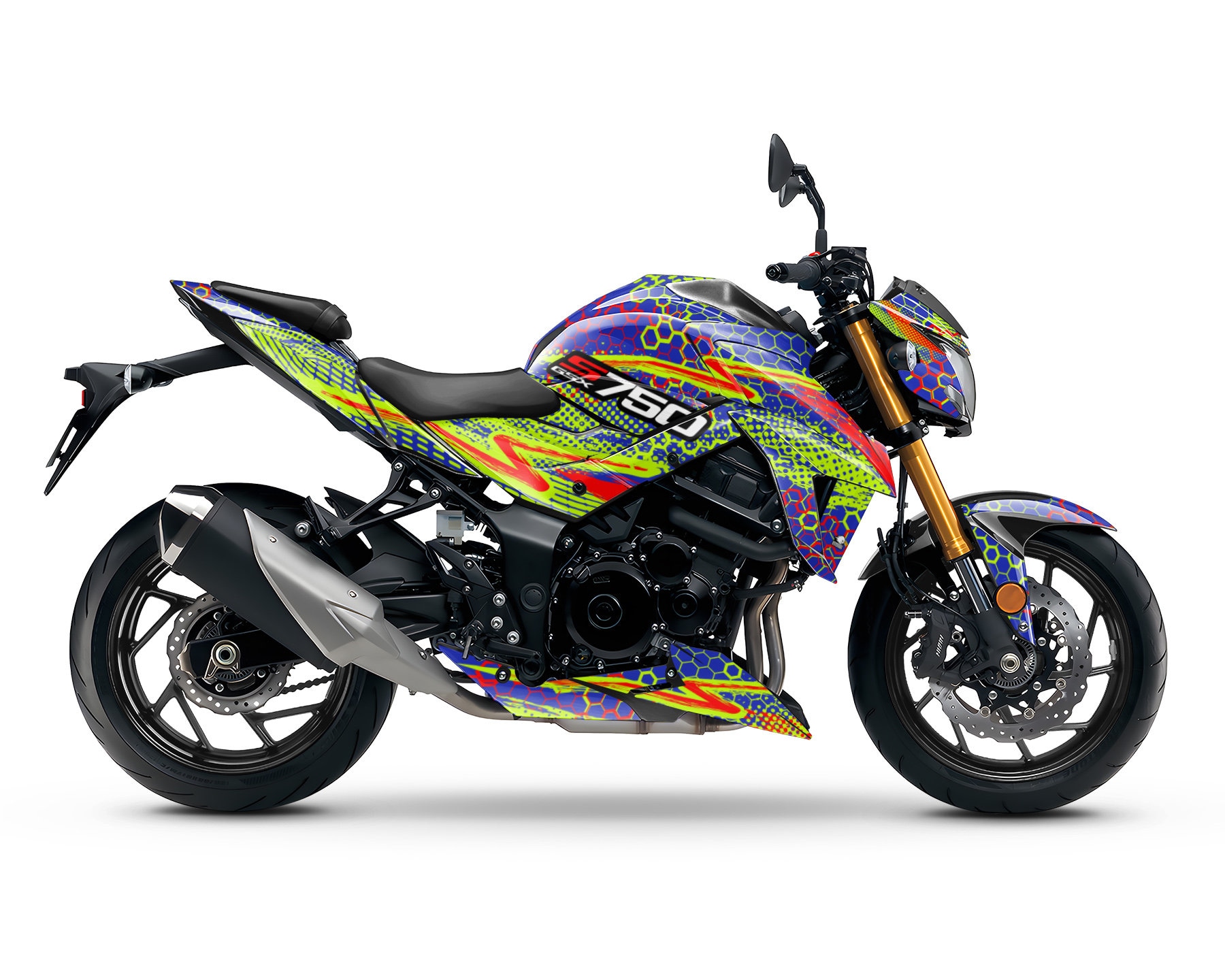 反射デカール オートバイホイールデカールステッカー に適合するスズキ