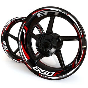 Wheel Stickers for Honda CB650F 650F Rim Tape Motorcycle Decals Graphics liserets Felgenaufkleber Autocollants de jante Rim Stickers