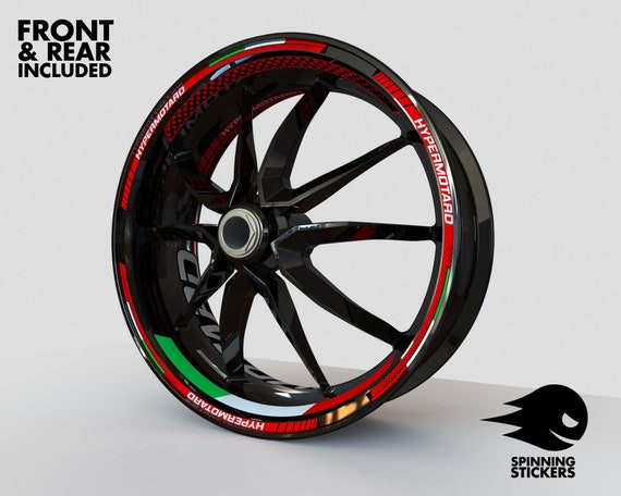 Adesivi per cerchi moto Ducati HYPERMOTARD 796