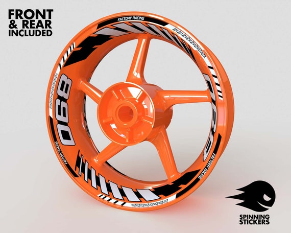 Wheel Stickers for 890 DUKE Rim Stickers Decals Tape Stripes