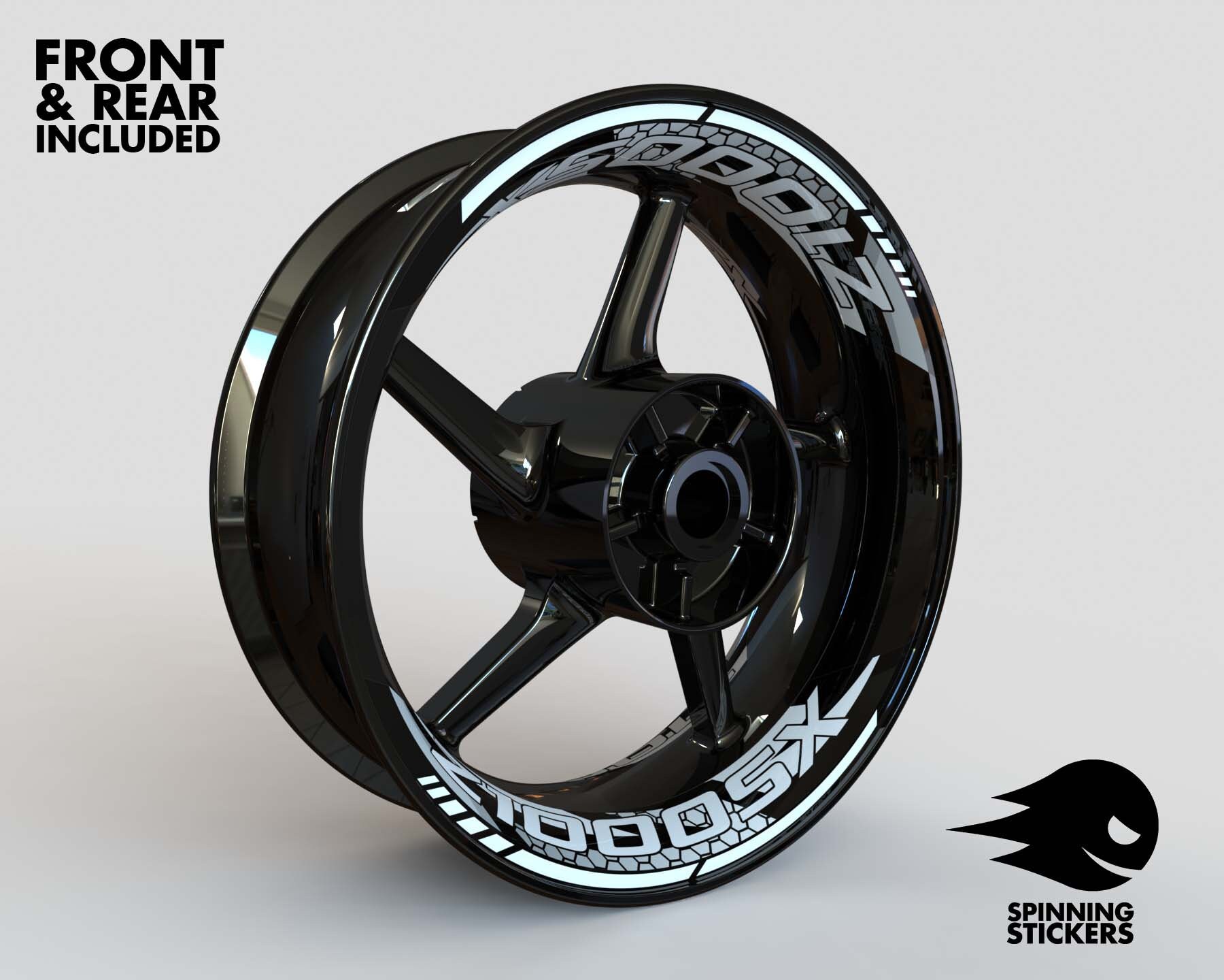 Wheel Stickers for Kawasaki Z1000SX Rim Stickers Decals Tape Etsy