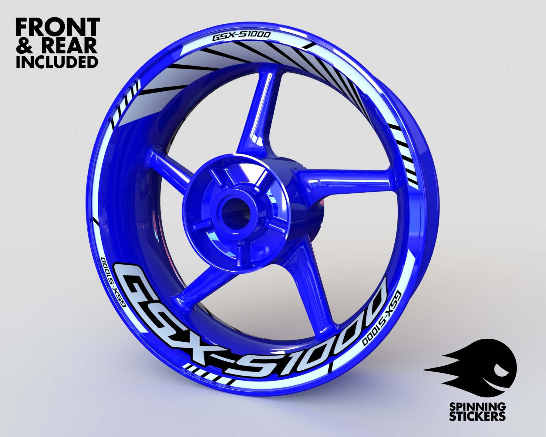 Wheel Stickers for Suzuki GSX-S 1000 GSXS Rim Tape Stripes