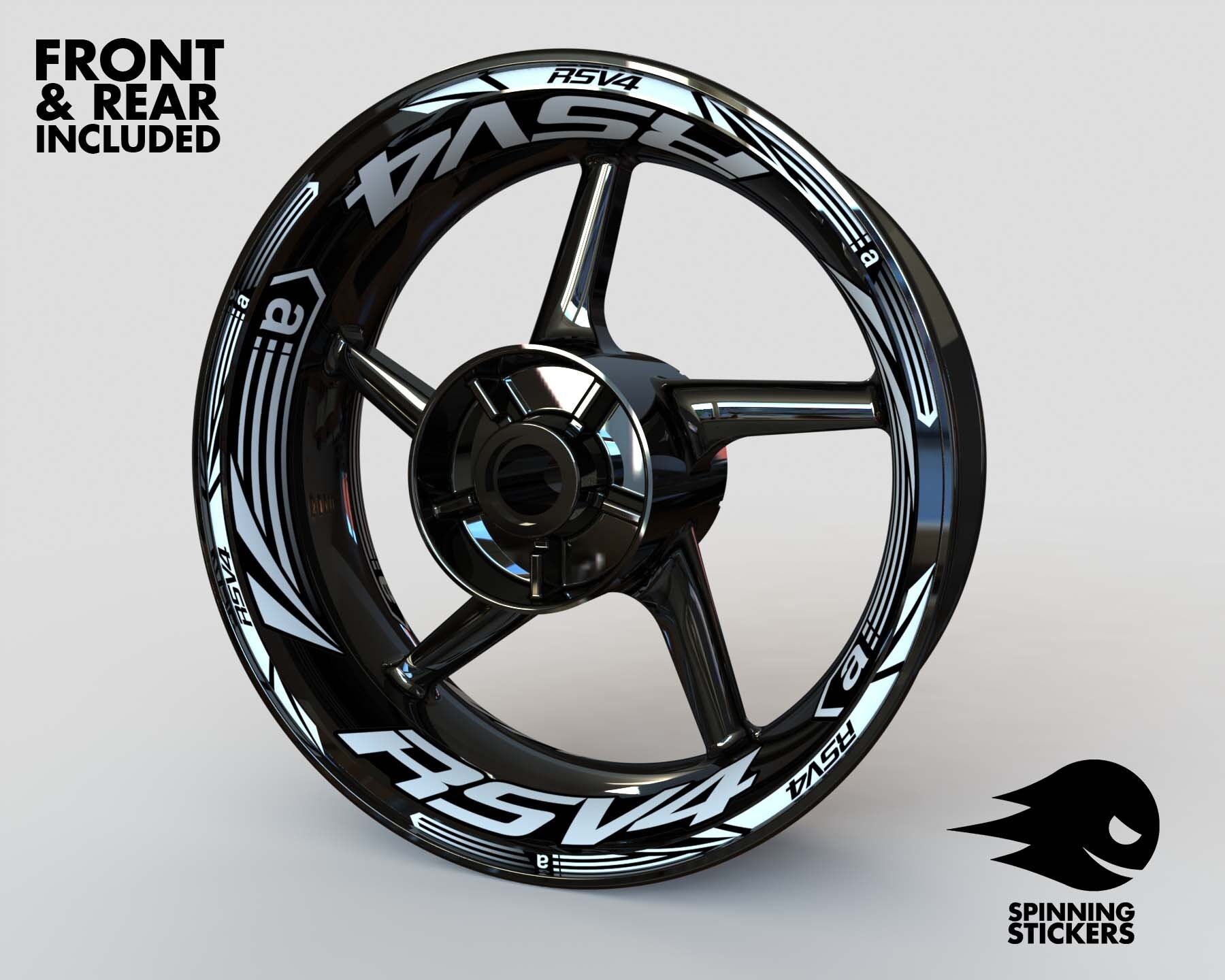 Wheel Stickers for Aprilia RSV4 Rim Tape Stripes Decals