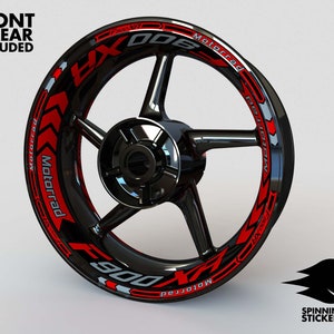 Wheel Stickers for BMW F900XR Rim Stickers Decals Tape Stripes Graphics liserets Felgenaufkleber Autocollants de jante velg stickers