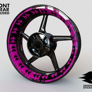 Wheel Stickers Psychosis Rim Stickers Decals Tape Stripes Graphics liserets Felgenaufkleber Autocollants de jante velg stickers