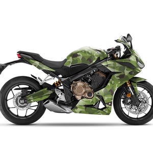 Graphic kit for Honda CBR650R 2019-2022 &quot;Camo&quot; Motorcycle Decals Graphics liserets aufkleber Autocollants Stickers