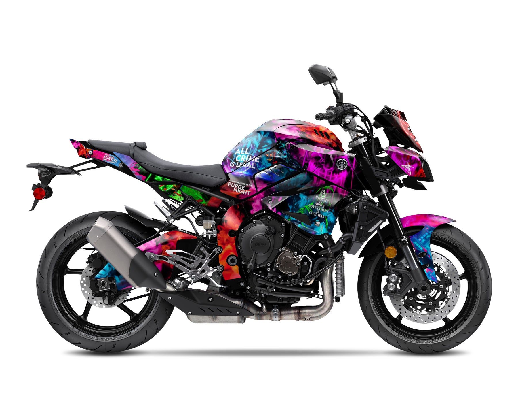 Graphic Kit for Yamaha MT-07 MT07 2021-2023 