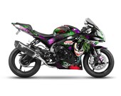 Labelbike 3D Protective Sticker Kit For Suzuki GSX-R 1000 (2005–2006) – Made In Italy, Durable Adhesive Decals